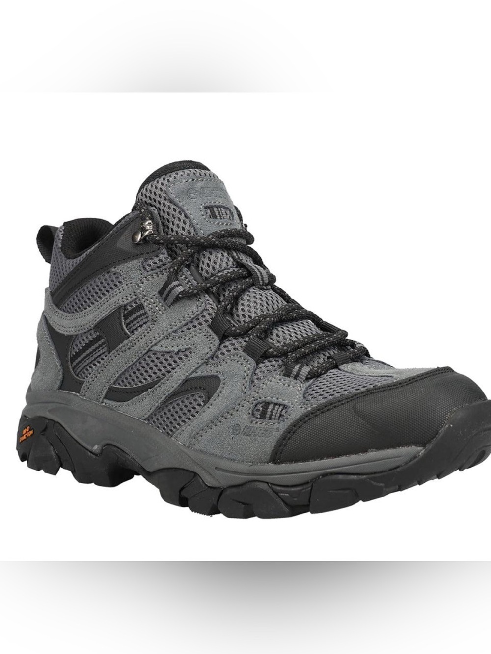 Hi-Tec Ravus Mid Lightweight Breathable Hiking Boots - Dark Grey Sz 8.5